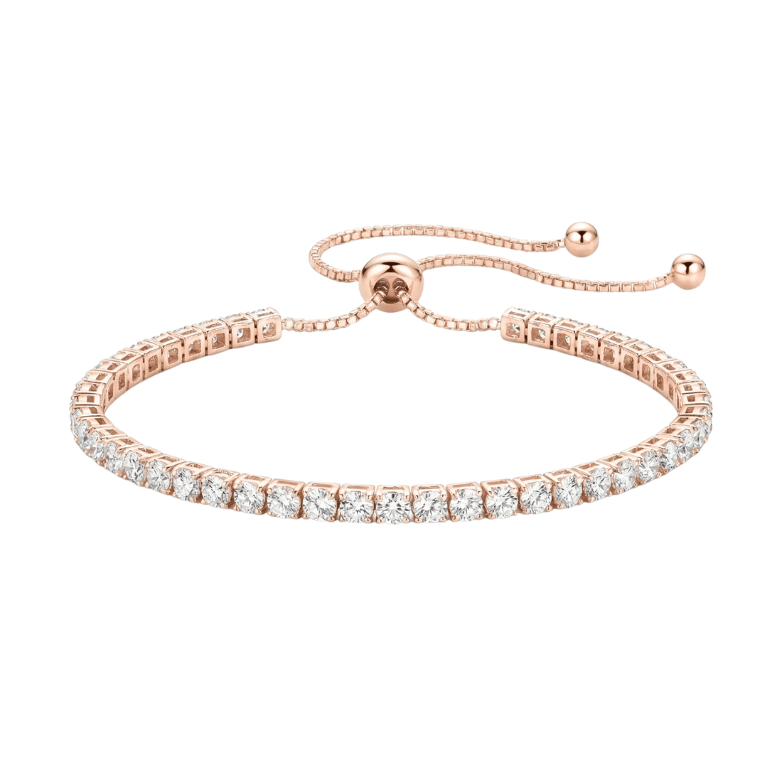 Solenne Silver Tennis Bracelet