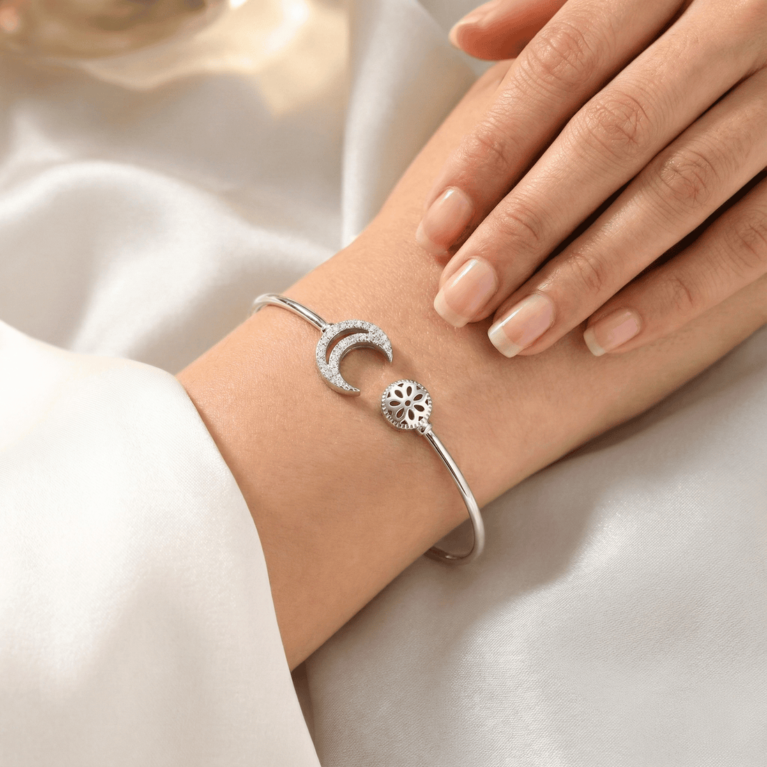 Solenne Silver Bracelet