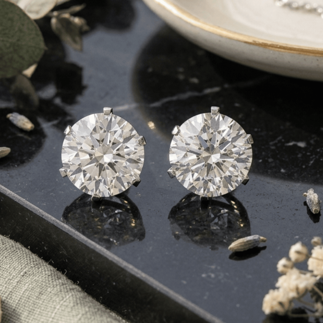 Elowen Radiance Silver Earrings
