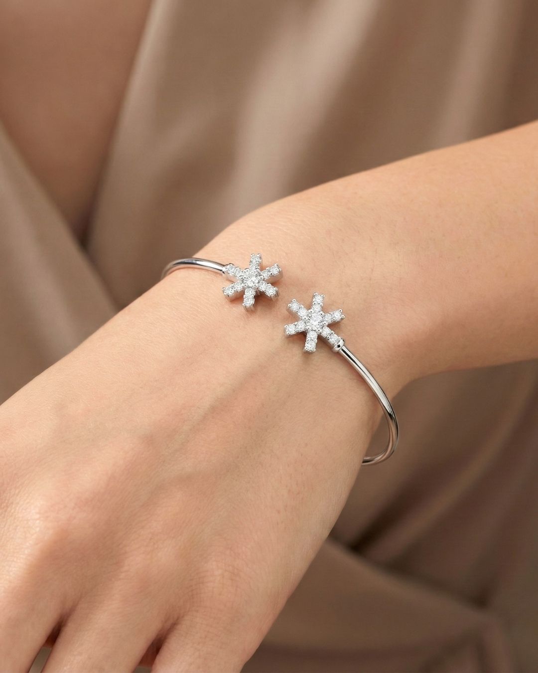Silver Dual Star Bracelet