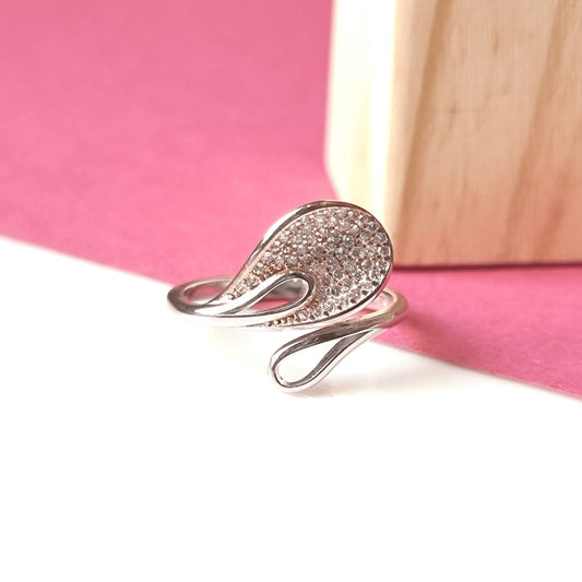 Two tone Dual Palates Ring