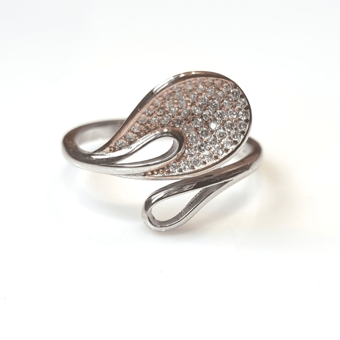 Two tone Dual Palates Ring