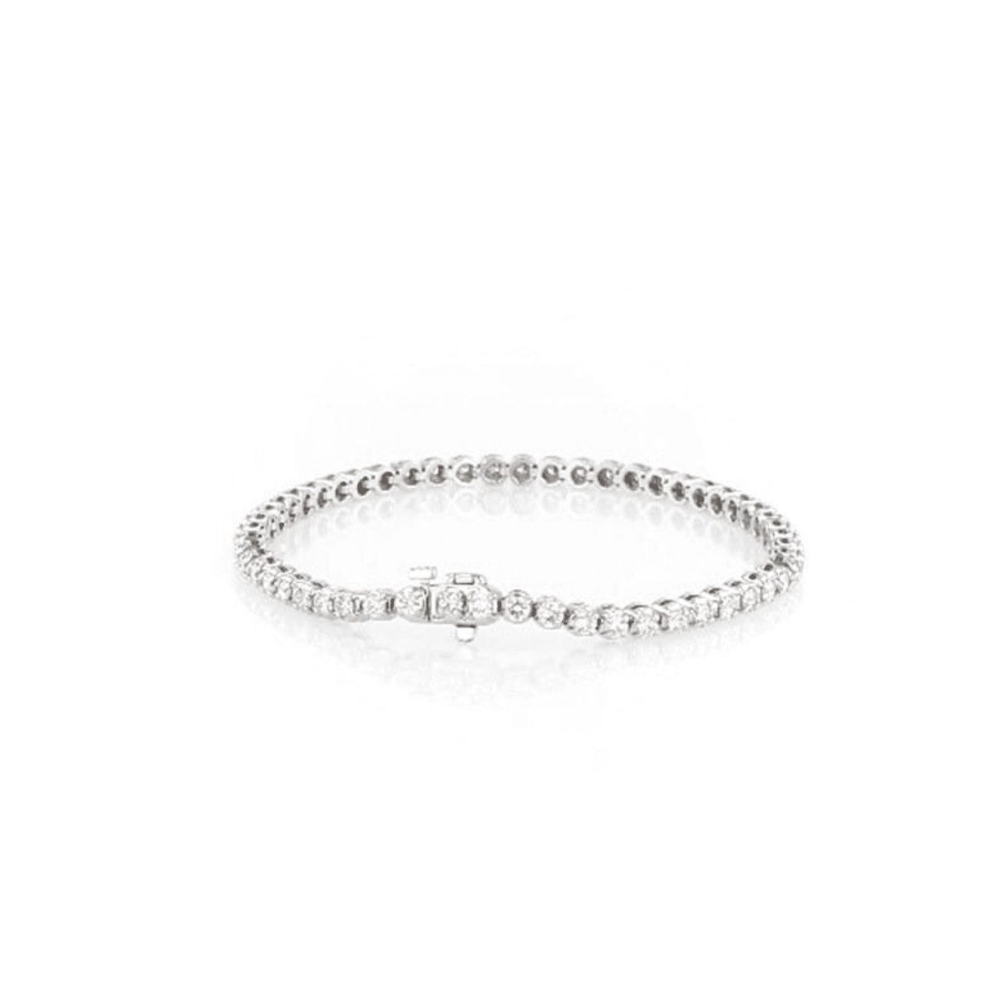 Silver Tennis Bracelet (4mm)