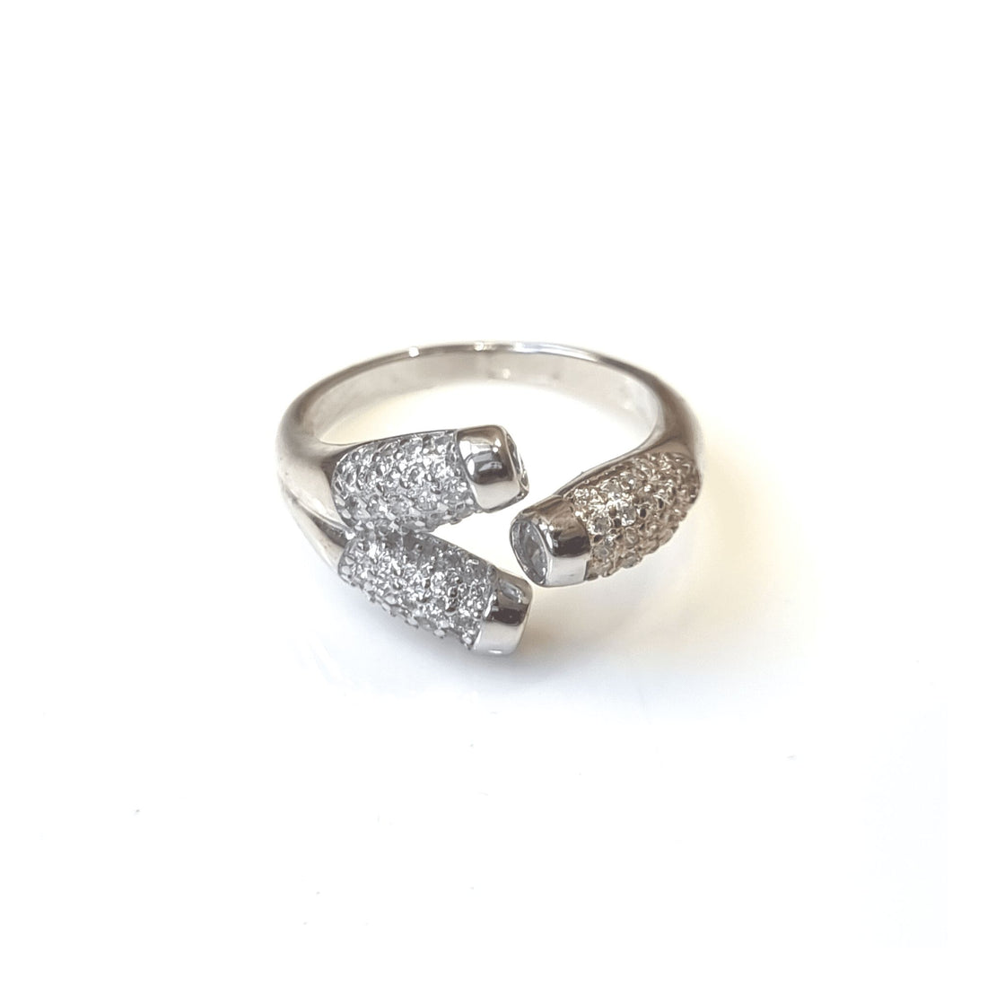 Two Tone Audrey Ring