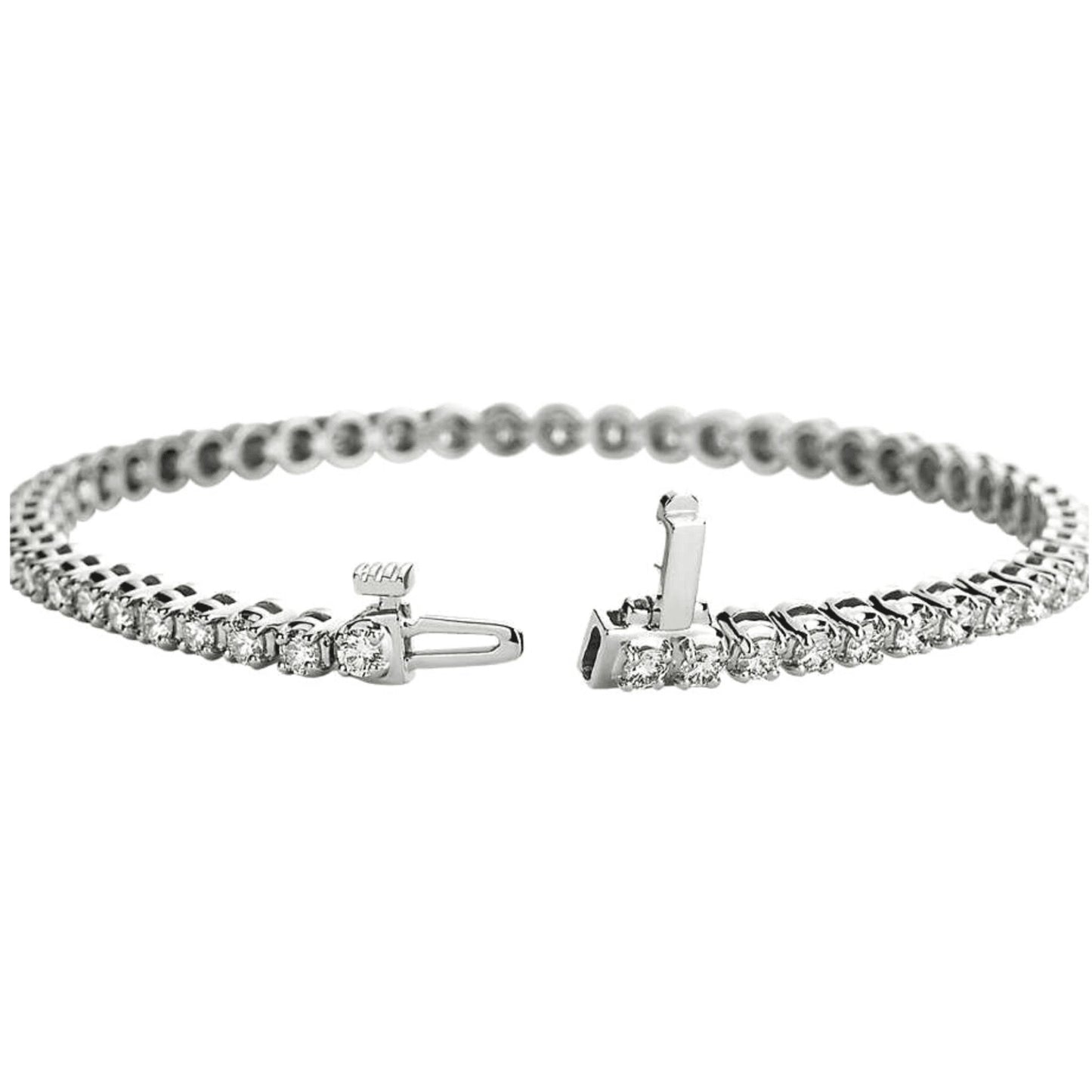 Silver Tennis Bracelet (4mm)