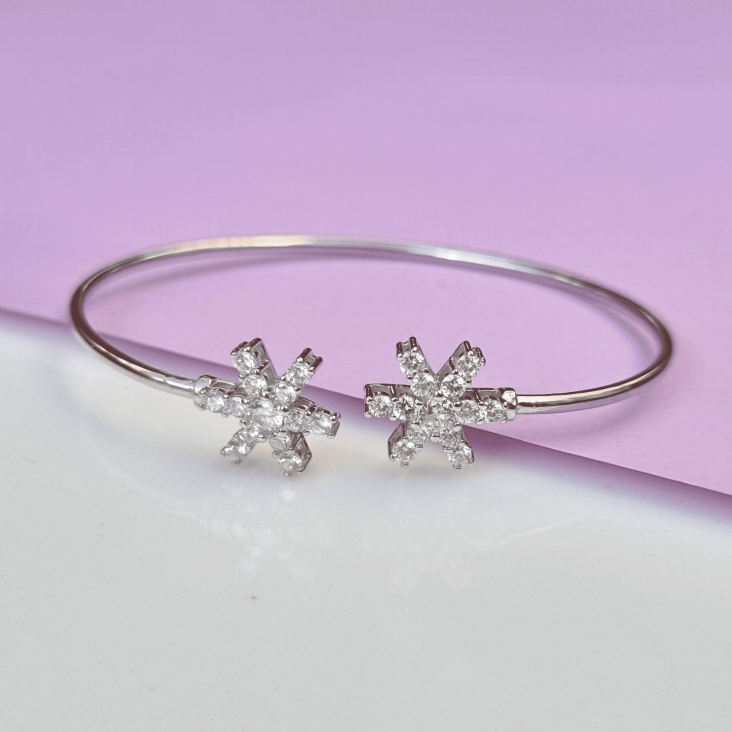 Silver Dual Star Bracelet