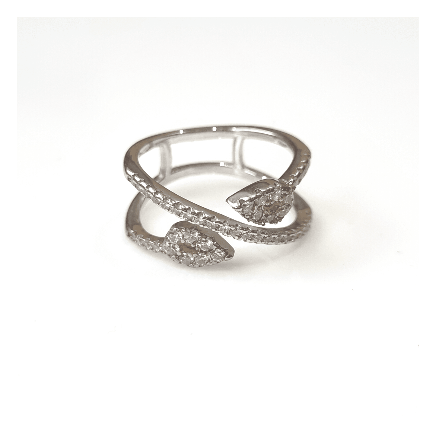 Two Tone Infinity Ring